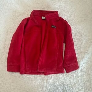 3t boys or girls Red Fleece Columbia Jacket